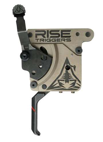 Rise Armament RA735FBC Reliant Black/FDE Flat Trigger 1-3 lbs AR-15