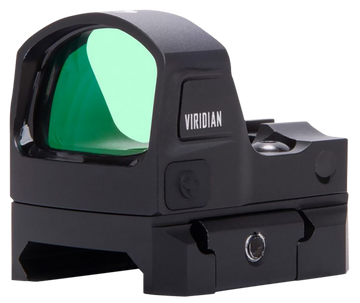 Viridian RFX15 1x 3 MOA Green Dot Reflex Sight with Shield & Picatinny Mount - Black