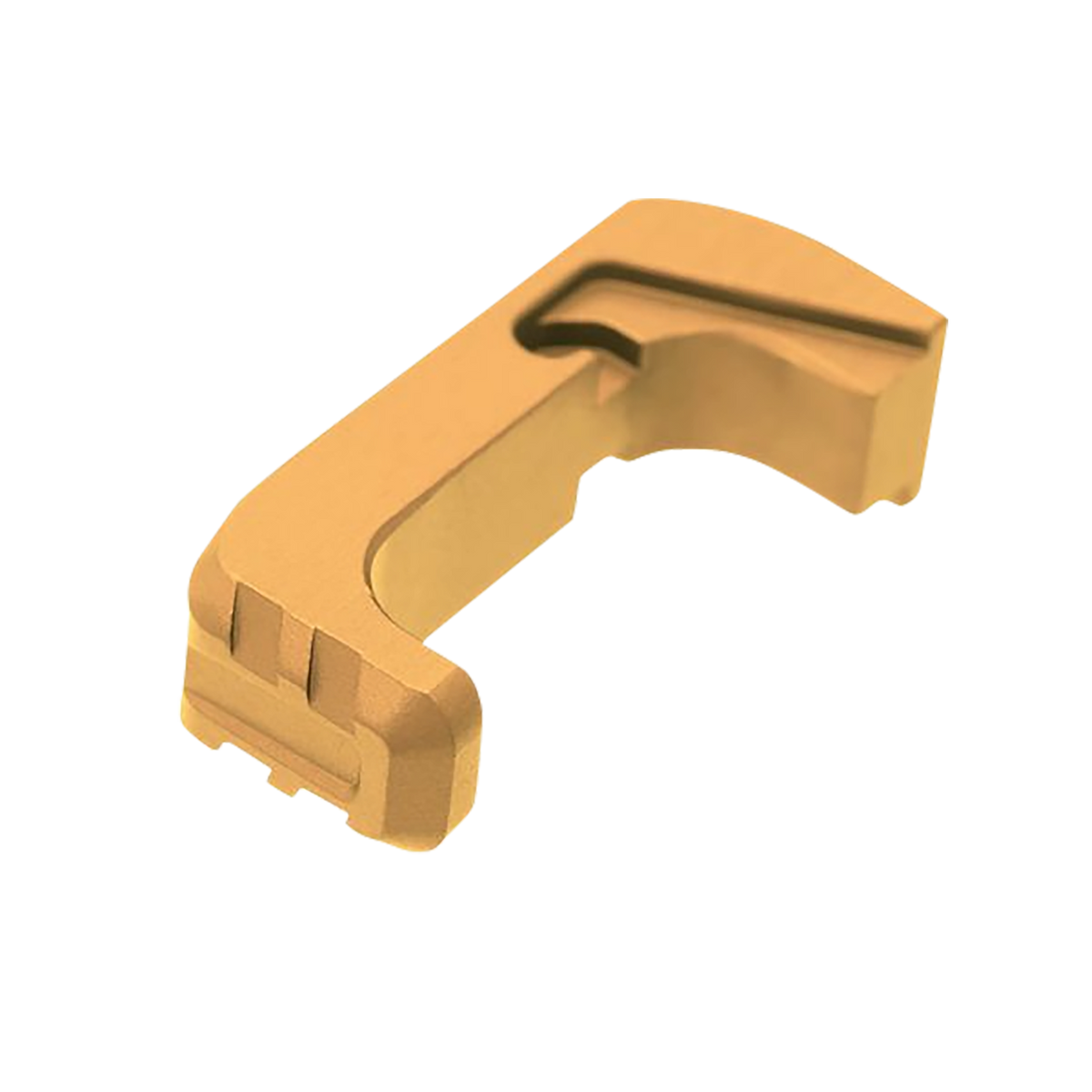 Tyrant CNC Extended Magazine Release Glock 43X/48 Gold Aluminum
