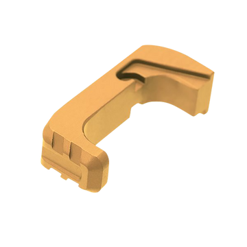 Tyrant CNC Extended Magazine Release Glock 43X/48 Gold Aluminum