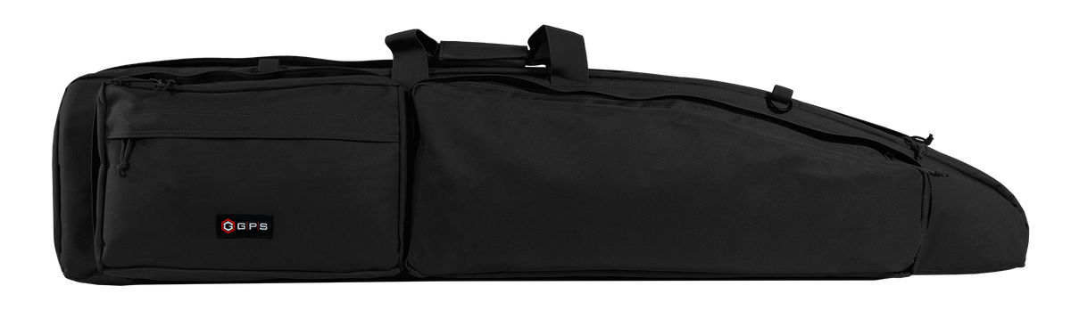 G*Outdoors Double Bolt Double Rifle Case 42" Black 600D Polyester - Holds 2 Scoped Rifles