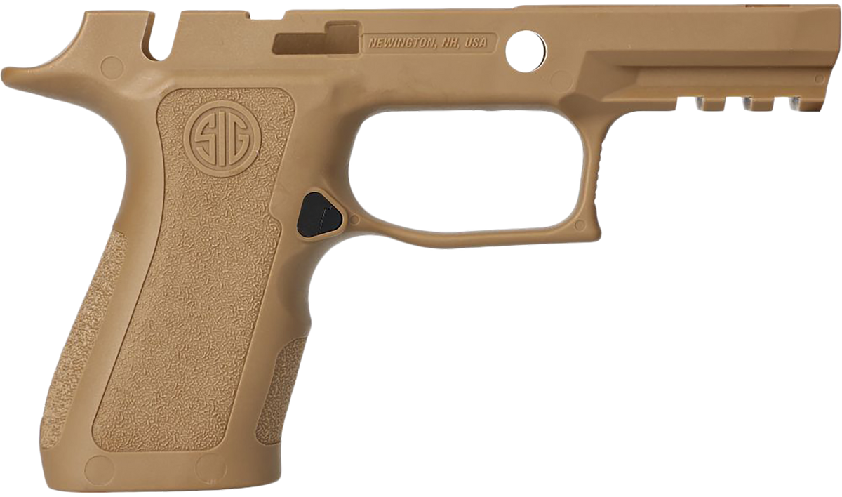 Sig Sauer P320 Compact Coyote Tan Polymer Grip Module - Manual Safety