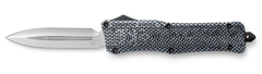 CobraTec Knives CTK-1 Large 3.75" OTF Drop Point Plain D2 Steel Carbon Fiber Aluminum Handle