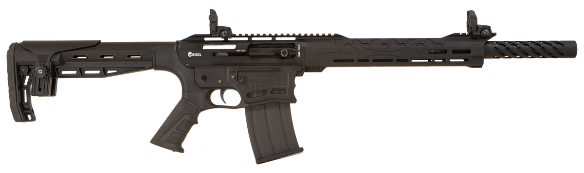 Citadel Boss25 12 Gauge 3" 18.75" 5+1 Semi-Auto Shotgun - Black