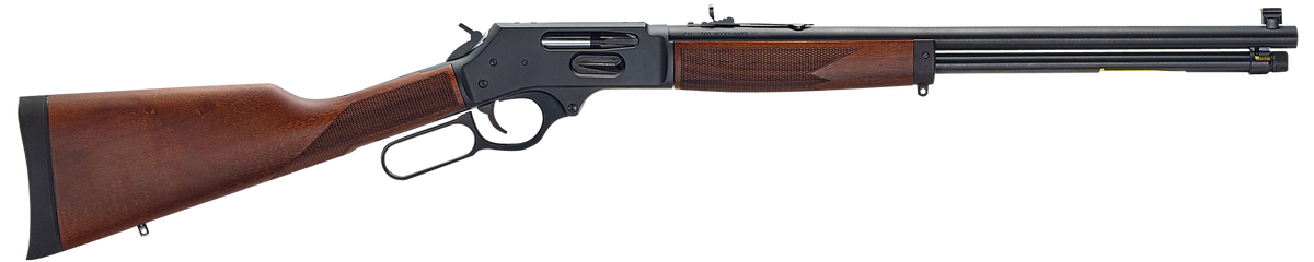 Henry H009G-360BH Side Gate 360 Buckhammer 20" 5+1 Lever-Action Rifle - Blued Stainless, American Walnut
