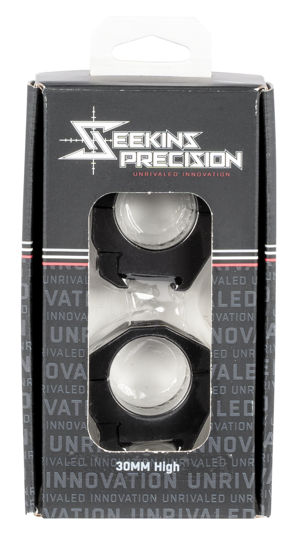 Seekins Precision Scope Rings 30mm High Matte Black Picatinny