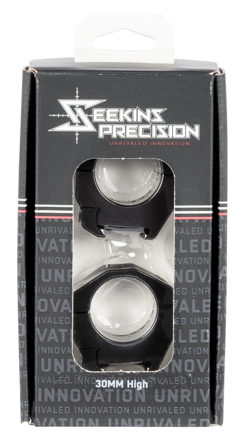 Seekins Precision Scope Rings 30mm High Matte Black Picatinny