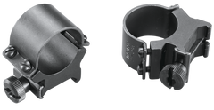 Weaver Mounts Sure Grip Detachable Scope Rings 1" High Matte Black - Quick Detach