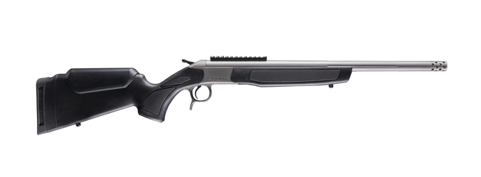 CVA Scout Takedown 6mm ARC 20" Single-Shot Rifle - Stainless Steel / Black Synthetic