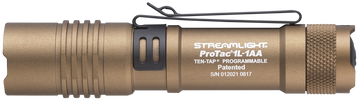 Streamlight ProTac 1L-1AA 40/150/350 Lumens C4 LED Coyote 4.25" EDC Flashlight