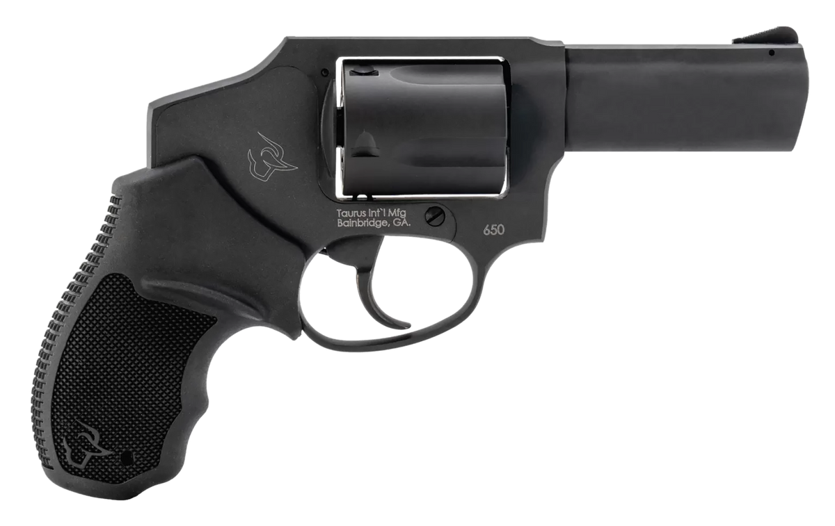 Taurus 650 357 Mag/38 Special +P 3" 5-Shot DAO Revolver - Matte Black