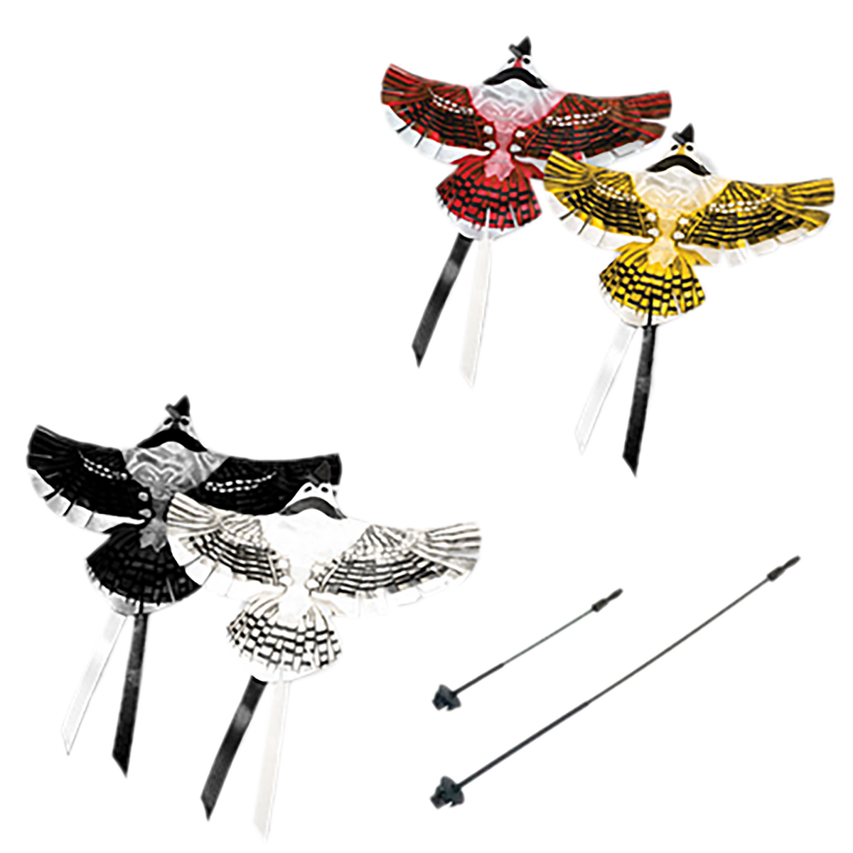 Foxpro Topper Combo Pack 3-Pk Reversible Bird Toppers Predator Decoy