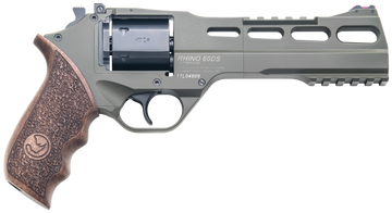 Chiappa Firearms Rhino 60SAR 357 Mag 6" 6-Shot SAO Revolver - OD Green Cerakote - CA Compliant