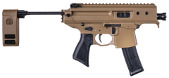 Sig Sauer MPX Copperhead 9mm Luger 3.50 20+1 Coyote Cerakote PCB Folding Pistol