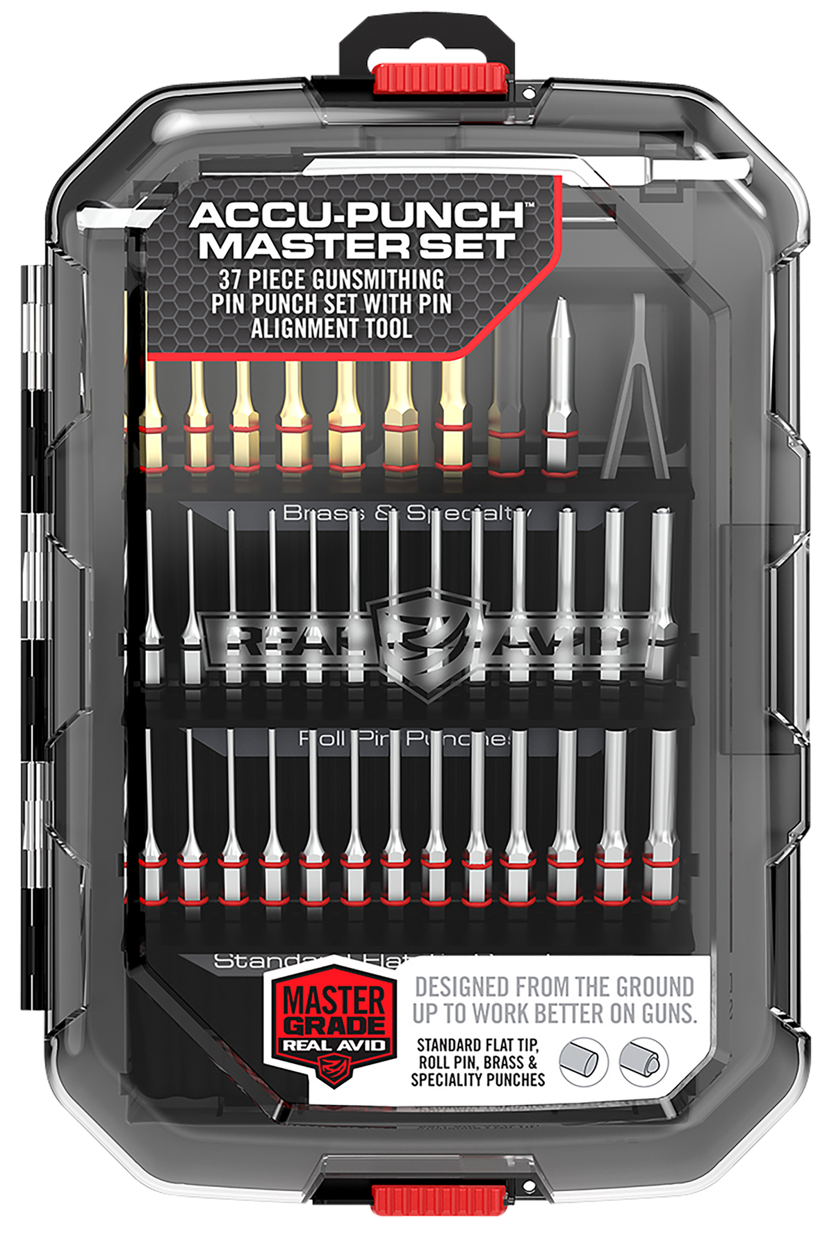 Real Avid Accu-Punch Master Set 37-Piece Gunsmithing Punch Kit