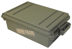 MTM Case-Gard ACR418 Ammo Crate Utility Box 12 Gauge Army Green Polypropylene