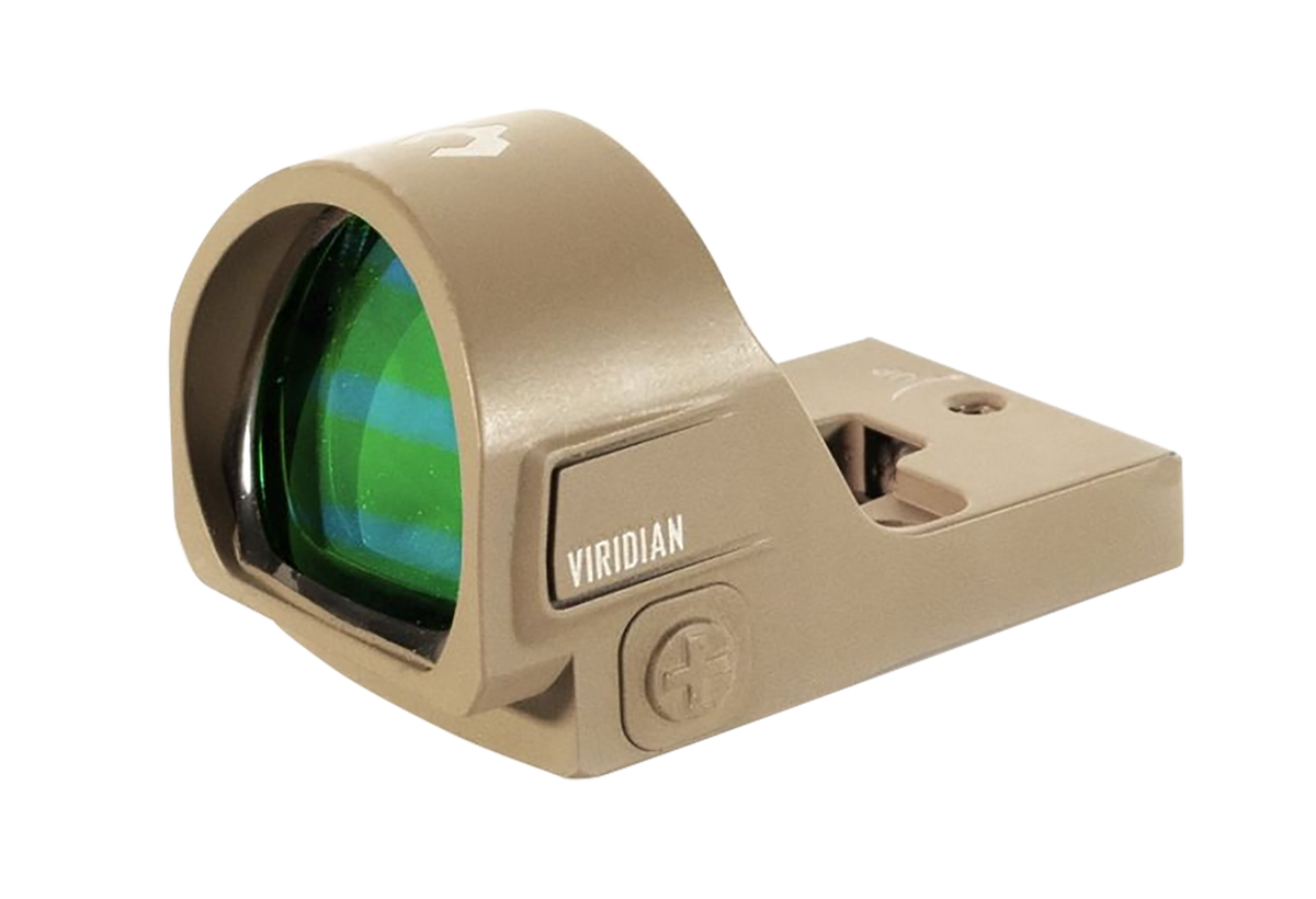 Viridian RFX35 1x 22x26mm 3 MOA Green Dot Reflex Sight - Flat Dark Earth