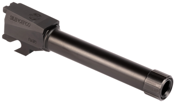 SilencerCo AC2486 Threaded Barrel 9mm Luger 4.5" 1/2x28 Black Nitride - Sig P320 Compact
