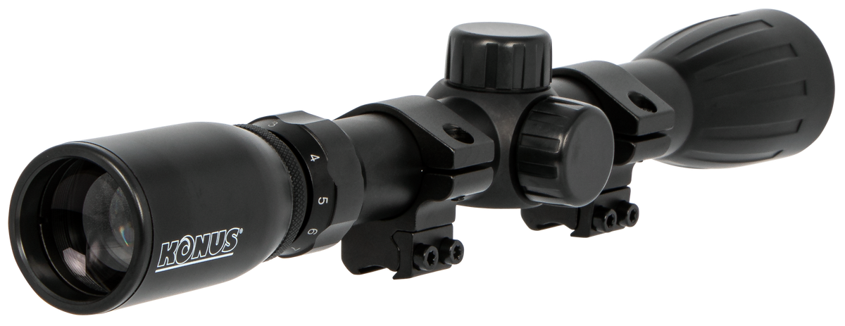 Konus KonusFire 3-9x32mm 1" Tube 30/30 Reticle Riflescope - Matte Black