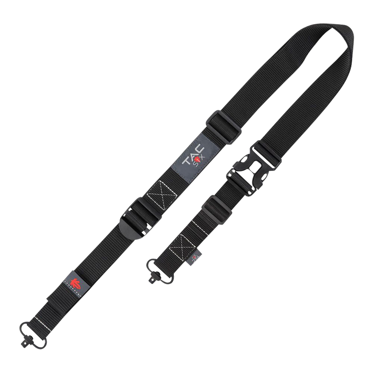 Tac Six 8495 Citadel Double Point Sling - Black Webbing w/ Quick Detach Swivels