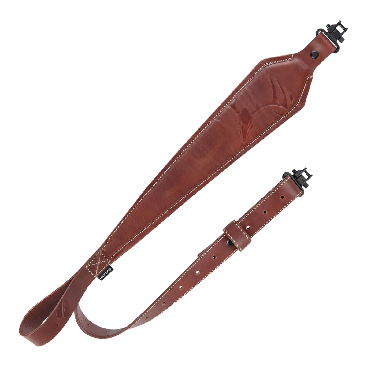 Heritage Cases Deer Deboss 28"-35" Brown Leather Rifle Sling