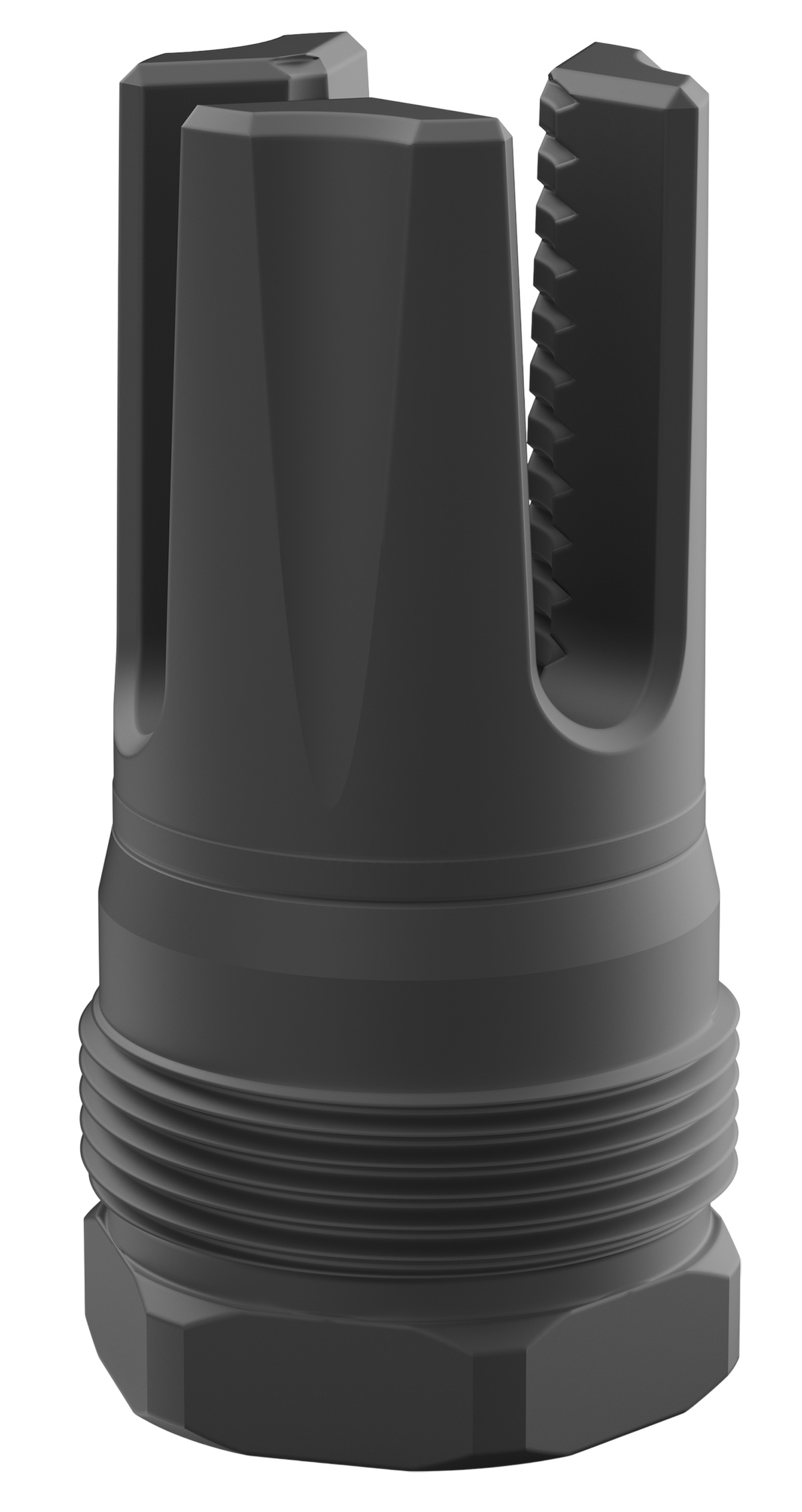 Breek Arms Scorch 3-Prong 5.56mm 1/2x28 Steel Flash Hider - Black Nitride