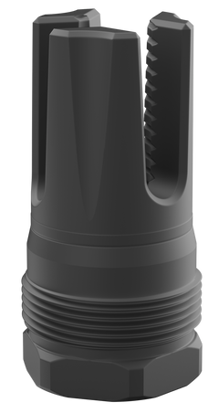 Breek Arms Scorch 3-Prong 5.56mm 1/2x28 Steel Flash Hider - Black Nitride