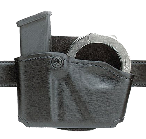 Safariland 5738321 Cuff/Mag Pouch Beretta 8045F Belt Clip Black Leather