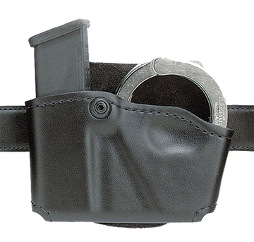 Safariland 5738321 Cuff/Mag Pouch Beretta 8045F Belt Clip Black Leather