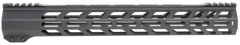 TacFire A.C.E. Low Profile M-LOK Handguard 15" Black Hardcoat Anodized Aluminum for AR-10 .308 Win DPMS Low