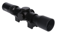 TruGlo Crosspeak 2-7x32mm Illuminated Crossbow Scope - Dual-Color Reticle - Black