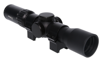 TruGlo Crosspeak 2-7x32mm Illuminated Crossbow Scope - Dual-Color Reticle - Black