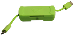 HME HMESDCRAND Android SD Card Reader Micro USB & USB Up To 256GB Black/Green