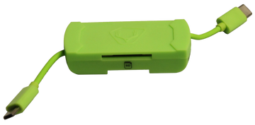 HME HMESDCRAND Android SD Card Reader Micro USB & USB Up To 256GB Black/Green