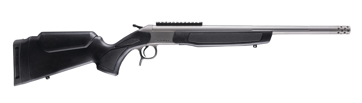 CVA Cascade Takedown 300 Blackout 20" 1rd Single-Shot Rifle - Matte Stainless