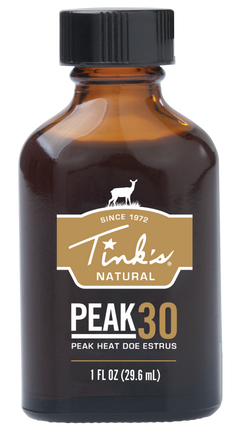 Tinks Premium Estrus Deer Attractant 1 oz Doe In Estrus Glass Bottle