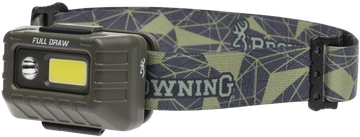 Browning Full Draw Rechargeable Headlamp 20/500 Lumens LED 67yds Beam