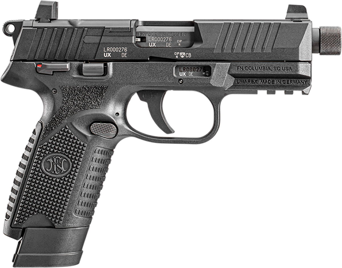 FN 502 Tactical 22 LR 4.6" 10+1 Semi-Auto Pistol