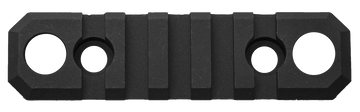 GrovTec GTSW241 M-LOK Picatinny Rail 3.1" 5-Slot Push Button Bases Black Hardcoat Anodized