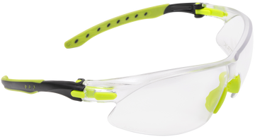 Allen Keen Youth Safety Glasses Clear Lens Lime Green Frame