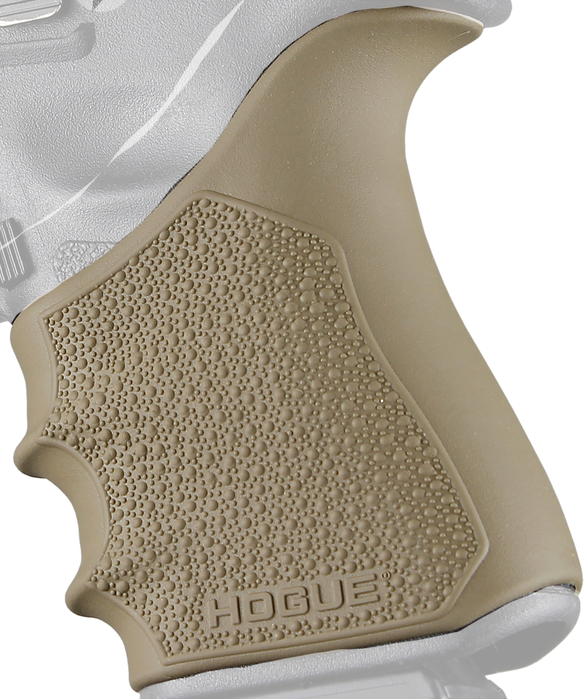 Hogue HandAll Beavertail Grip Sleeve Flat Dark Earth Rubber - Glock 19/23/32/38 Gen 3-4