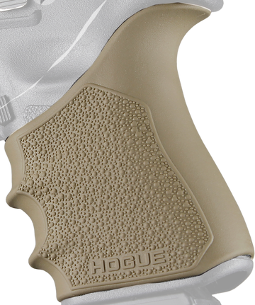 Hogue HandAll Beavertail Grip Sleeve Flat Dark Earth Rubber - Glock 19/23/32/38 Gen 3-4