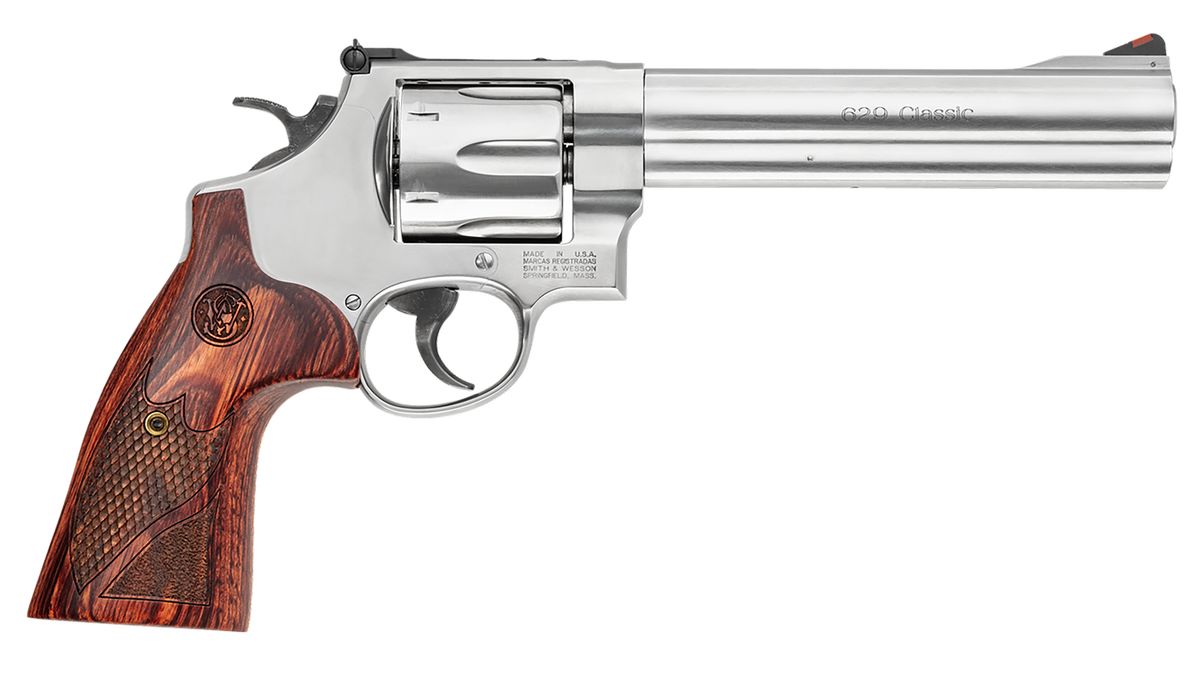 Smith & Wesson Model 629 Deluxe 44 Rem Mag 6.50" 6-Rd Satin Stainless N-Frame Revolver - CA Compliant