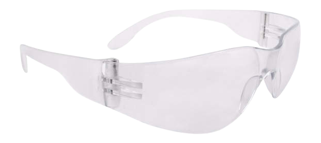 Radians Mirage MR0110ID Clear Safety Glasses - 12 Pack