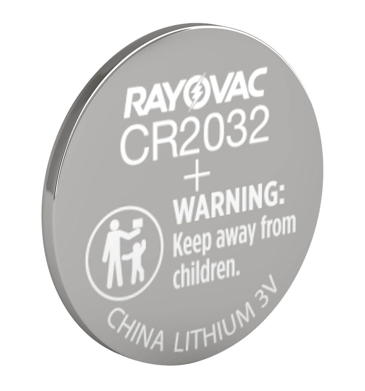 Rayovac KECR20321 CR2032 Lithium Coin Cell Battery 3V 225 mAh - 1-Pack