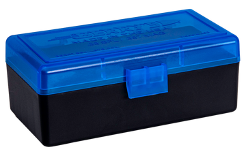 Berry's 36713 Ammo Box #403 38 Special/357 Mag 50rd Blue Lid w/Black Bottom
