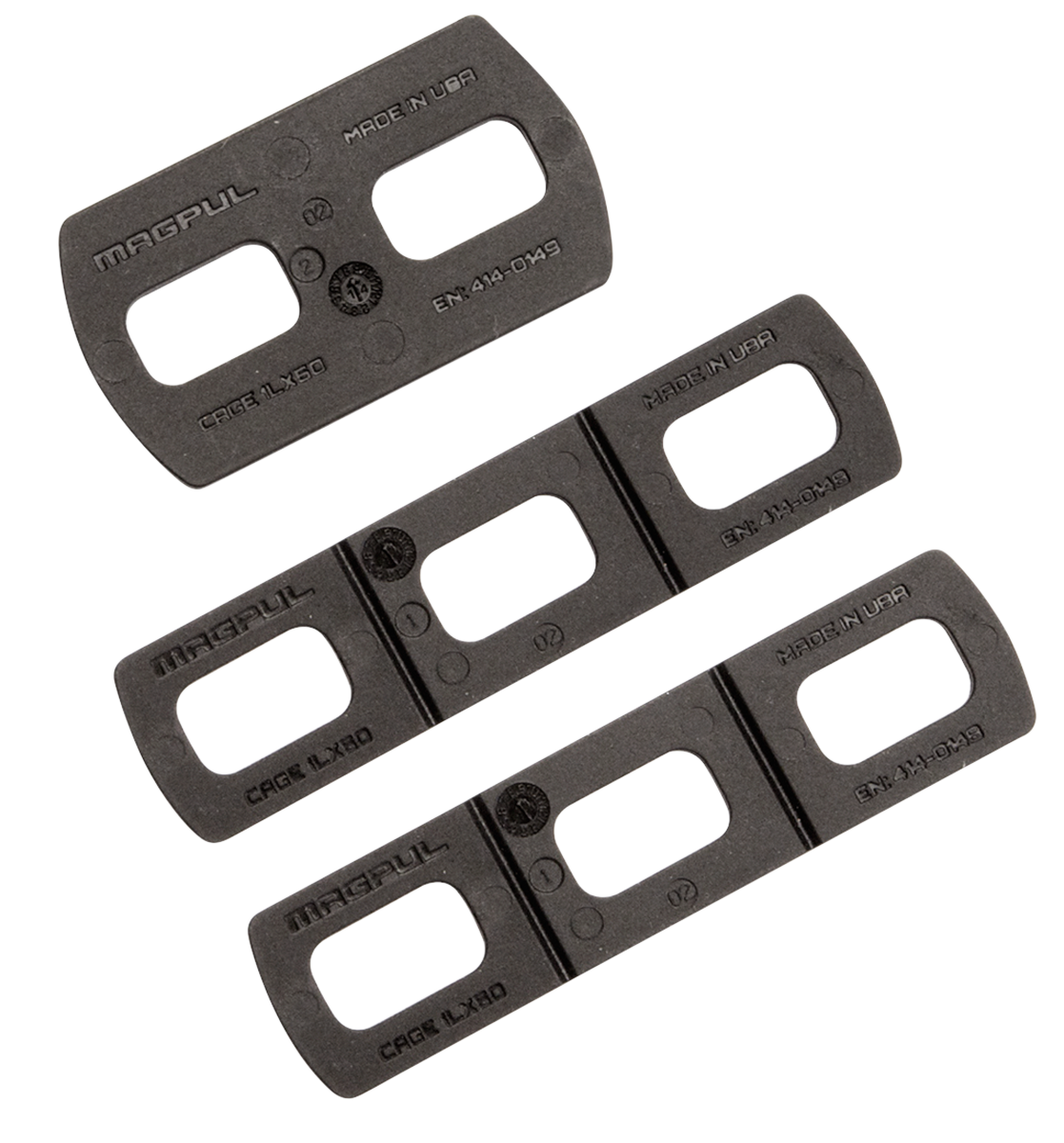 Magpul Industries MAG478-BLK M-LOK to MOE Adapter Kit - Black