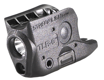 Streamlight 69270 TLR-6 100 Lumens White LED/Red Laser Weapon Light - Black - Glock 42/43/43X/48