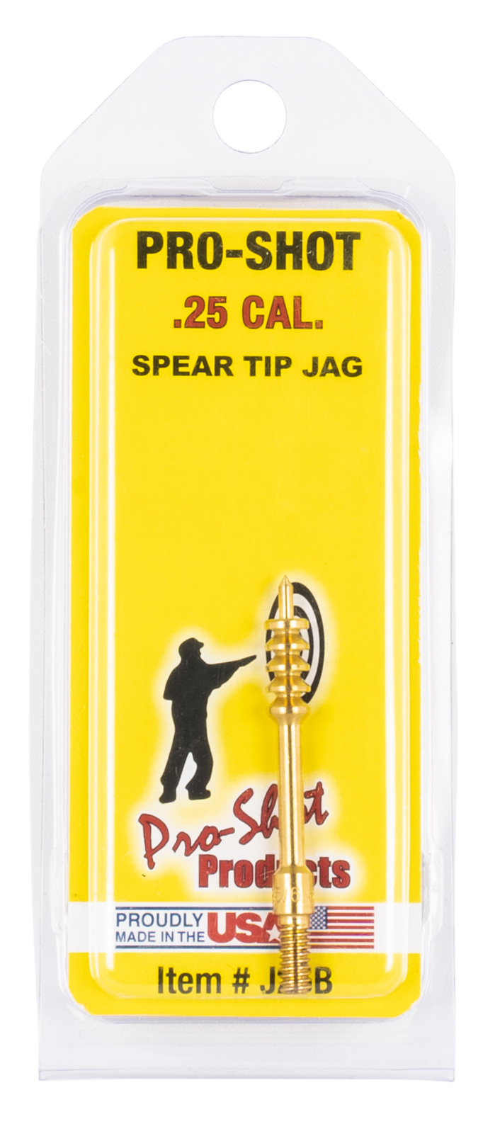 Pro-Shot J25B Benchrest Spear Tip Jag .25/.26 Cal #8-32 Thread Brass