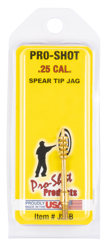Pro-Shot J25B Benchrest Spear Tip Jag .25/.26 Cal #8-32 Thread Brass
